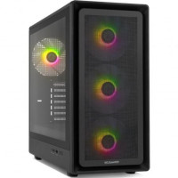 NOX Semitorre HUMMER AERO Hyperflow ARGB Negro