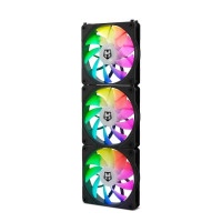 VENTILADOR 120X120 NOX EASY LINK BLACK PACK 3 UD