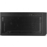 NOX Semitorre HUMMER ETHER Cristal Curvo Negro