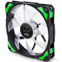 VENTILADOR 120X120 NOX HFAN 120 LED VERDE