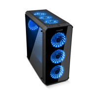 Caixa NOX ATX HUMMER TGX RGB Cristal Tem