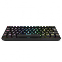 TECLADO MECANICO WIRELESS KROM KLUSTER RGB TKL OUTEMU Vermelho