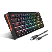 TECLADO KROM KREATOR MECANICO GAMING NEGRO