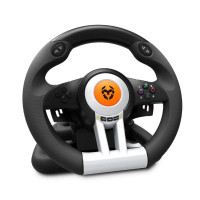 KROM Juego de Volante e pedales K-Wheel Multip.
