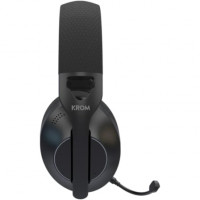 Auriculares Gaming Inalámbricos con Micrófono Krom Phase/ Bluetooth/ Jack 3.5/ USB 2.0/ Negros