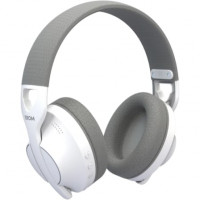 Auriculares Gaming Inalámbricos con Micrófono Krom Phase/ Bluetooth/ Jack 3.5/ USB 2.0/ Blancos