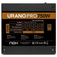 NOX Fuente ATX Urano PRO 750W Bronze