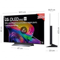 Televisor LG OLED evo AI C6 OLED48C66LB 48