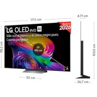 Televisor LG OLED evo AI C6 OLED77C66LB 77