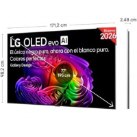 Televisor LG OLED Evo AI G6 OLED77G68LW 77