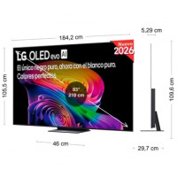 Televisor LG OLED evo AI C6 OLED83C66LB 83
