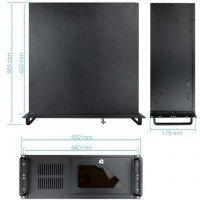 Caixa Tooq RACK-406N-USB3 4U 19