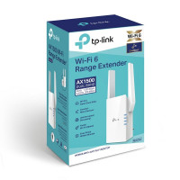 WIRELESS LAN REPETIDOR TP-LINK AX1500 RE505X BLANCO WIRELESS LAN REPETIDOR TP-LINK AX1500 RE505X BLANC 300MBPS 2.4GHZ 1201MBPS 5GHZ 1P GIGABIT 2 ANTENAS RE505X