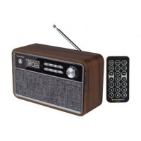 Radio Vintage Sunstech RPBT500 Madera