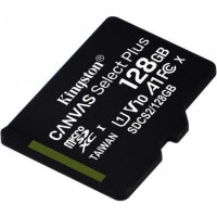 Placa MICROSD XC KINGSTON CANVAS SELECT PLUS 128GB CLASE 10 100MBS