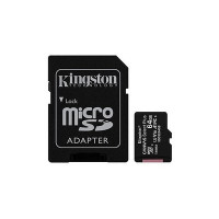 Placa MICROSD XC 64GB + ADAPTADOR KINGSTON CANVAS SELECT PLUS CLASE 10 100MBS