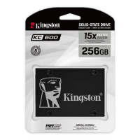 DISCO SLIDO KINGSTON SKC600 256GB SATA III 2.56.35CM LECTURA 550MBS ESCRITURA 500MBS AUTOCIFRADO BASADO EN HARDWARE