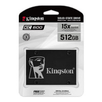 DISCO SLIDO KINGSTON SKC600 512GB SATA III 2.56.35CM LECTURA 550MBS ESCRITURA 520MBS AUTOCIFRADO BASADO EN HARDWARE