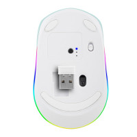 Rato Wireless NGS - Led Branco