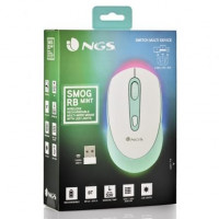 Rato Wireless NGS - Led Branco
