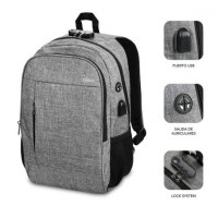 Mochila Subblim Urban Lock para Portátil  até 16 Puerto USB Antirrobo