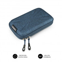 Funda para Disco Externo de 2.5 Subblim HDD Business Azul Oscuro