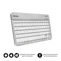Teclado Compacto Inalámbrico por Bluetooth Subblim Smart prata