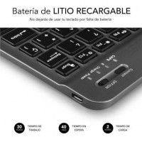 Teclado Compacto Inalámbrico por Bluetooth Subblim Smart Cinza 