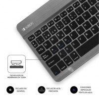 Teclado Compacto Inalámbrico por Bluetooth Subblim Smart Cinza 