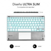 Teclado Compacto Inalámbrico por Bluetooth Subblim SMBT50 prata