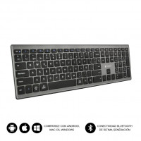 Teclado Inalámbrico por Bluetooth Subblim 2PUE201 Pure Extended Cinza 