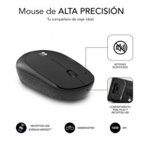 Teclado y Ratón Inalámbrico Subblim Combo Business CSSW10 Negro