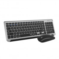 Teclado y Ratón Inalámbrico Subblim Combo Dual Prestige Extendido/ Gris y Negro