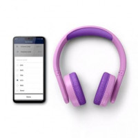 Auriculares Inalámbricos Philips TAK4206 con Micrófono Bluetooth Rosas