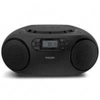 Radio CD Philips TAZ2000B/ 3W RMS/ con Cable/ con Pilas/ Negra