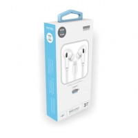 Auriculares Tech One Tech earTECH HOP TEC1202/ con Micrófono/ Lightning/ Blancos