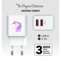 CARGADOR DOBLE TECH ONE TECH UNICORNIO DREAM 2.4A ALTO RENDIMIENTO TEC2501 CARGADOR DOBLE TECH ONE TECH UNICORNIO DREAM 2.4A ALTO RENDIMIENTO TEC2501