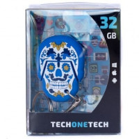 TECH ONE TECH Calavera Blue Monday 32 Gb USB 2.0