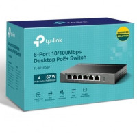 Switch TP-Link TL-SF1006P 6 Puertos RJ-45 10100 PoE