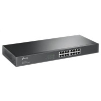 SWITCH TP-LINK TL-SG1016 - 16 PUERTOS RJ45 101001000 - NEGOCIACIÓN AUTOMÁTICA - MONTAJE EN RACK - SWITCHING 32GBPS - CARCASA METÁLICA 1948.2CM