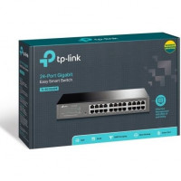 SWITCH TP-LINK TL-SG1024DE - 24 PUERTOS RJ45 101001000MBPS NEGOCIACIÓN AUTOMATICA - MONITOREO EN RED - MDIMDIX - VLAN -  PLUG AND PLAY