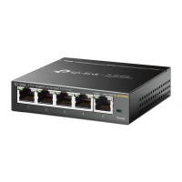 SWITCH EASY SMART TP-LINK TL-SG105E - 5*PUERTOS RJ45 101001000 - MDIMDIX AUTOMÁTICO - SIN VENTILADOR - CARCASA METALICA - PLUG AND PLAY