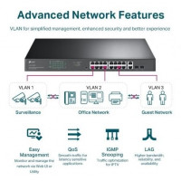 TP-LINK TL-SG1218MPE Switch 16xGB PoE+ 2xSFP