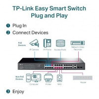 TP-Link TL-SG1428PE Switch 24xGbE PoE+ 2xGbE 2xSFP