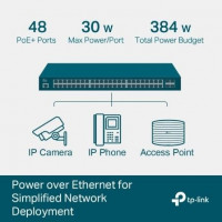TP-Link TL-SG3452P Switch L2 48xGb PoE+ 4Slots