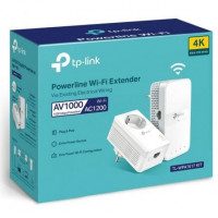 Adaptador Powerline TPLink TL-WPA7617 KIT 1000Mbps Alcance 300m Pack de 2