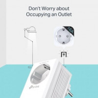 Adaptador Powerline TPLink TL-WPA7617 KIT 1000Mbps Alcance 300m Pack de 2