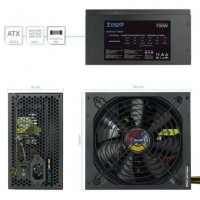 Fonte de alimentação Tooq TQAPOLO-700SP 700W Ventilador 14cm