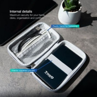 Funda para Disco Externo de 2.5 TooQ TQBC-E2503G Gris