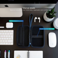Funda para Disco Externo de 2.5 TooQ TQBC-E2503PB Azul Pacífico